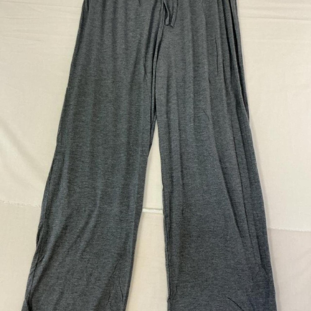 Super soft gray wide leg lounge pants